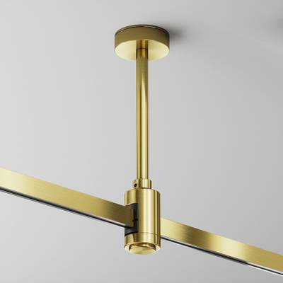 Крепление потолочное Short одинарное 138мм Flarity латунь, TRA156C-SL1-BS. TM Maytoni