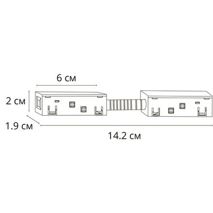 Коннектор для шинопровода Arte Lamp LINEA-ACCESSORIES A483306