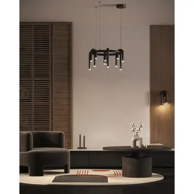 Подвесная люстра Arte Lamp WARHOL A3258LM-30BK, 1хLED