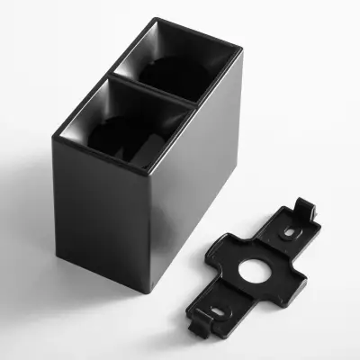 213367 Рамка (светильник) PVC д/LED-модулей 941хх и LED-ламп D50мм RULLO 2x QUAD ЧЕРНЫЙ Lightstar