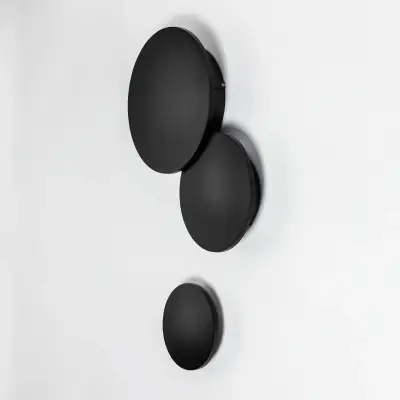 379137 Светильник PIATTO 1x6W LED 600LM G ЧЕРНЫЙ 3000K IP65