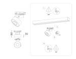 Светильник светодиодный трековый GL6863 BK черный LED 10W 4200K D75*80