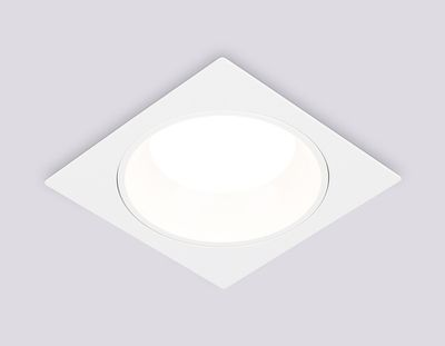 Светильник встраиваемый TN52341 SWH/GWH белый песок/белый глянец GX53 max 12W 115*115*25