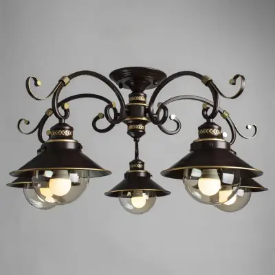 Потолочная люстра Arte Lamp GRAZIOSO A4577PL-5CK, 5хE27