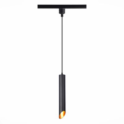 ST152.416.01 Светильник трековый Черный GU10 1*50W IP20 D60xH400 220V Без ламп