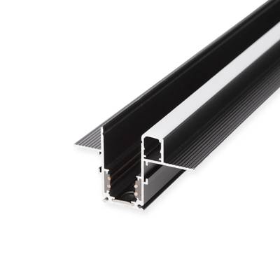 Slim Magnetic Шинопровод встраиваемый с местом под светодиодную ленту чёрный 2м 85132/00