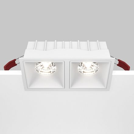 Встраиваемый светильник Alfa LED 4000K 2x15Вт 36°, DL043-02-15W4K-SQ-W. TM Maytoni
