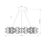 Подвесной светильник 90369/15 медь, LED