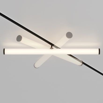 Трековый светильник LARC Exility 3000K 25Вт 360°, TR086-2-25W3K-B. TM Maytoni