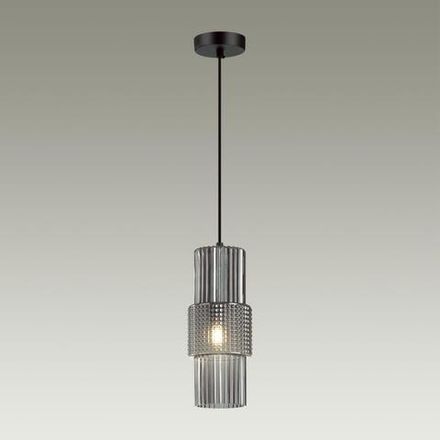 5016/1 MODERN ODL23 481 черный/дымчатый металл/стекло Подвес E14 1*40W PIMPA