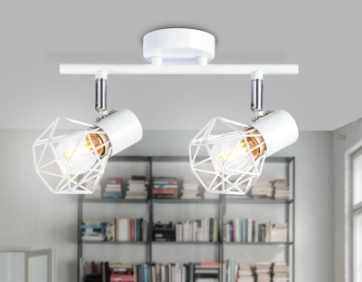 Накладной светильник TR8628/2 WH/CH белый/хром E27*2 max 40W 260*91*175