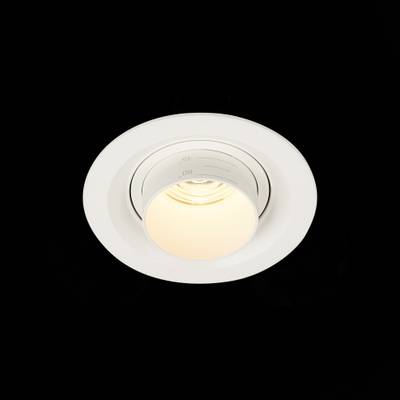 ST701.538.07 Св-к встр. Zoom Белый LED 1*7W 3000K 560Lm Ra 15°-60° IP20 D90xH65 170-240V