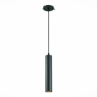 ST151.408.01 Встраиваемый подвес Черный GU10 1*50W IP20 D54xH290 220V Без ламп