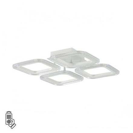 8026/42CL LEDIO LN24 белый/белый, металл/акрил Потолочный светильник с ПДУ LED 42W 3000-6000К 220V KVADRO