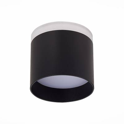 ST102.442.09 Светильник потолочный Черный LED 1*9W 4000K 702Lm Ra&gt;80 120° IP20 D79xH75 170-240V