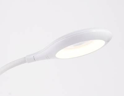 Настольная светодиодная лампа со встроенной аккумулятороной батареей и органайзером DE561 WH белый LED 4200K 4W