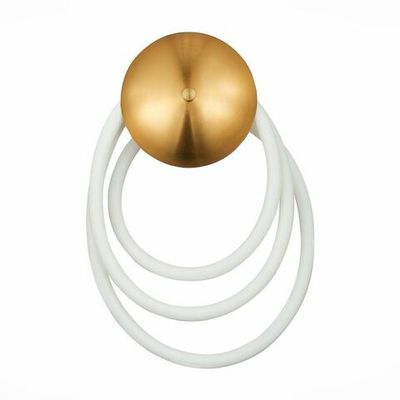 SL6102.311.30 Светильник настенный ST-Luce Латунь/Белый LED 1*30W 4000K