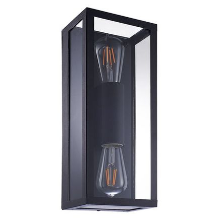 Уличный настенный светильник Arte Lamp BELFAST A4569AL-2BK, 2хE27