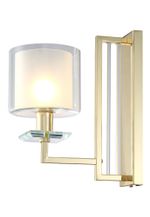 Бра Crystal Lux NICOLAS AP1 GOLD/WHITE 3401/401