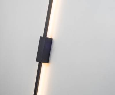 08419-80,19(3000K) Бра Стен черный w80*4 h4,5 Led 10W (3000K)