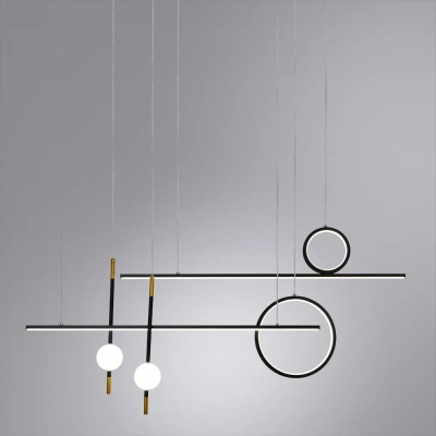 Подвесной светильник Arte Lamp POLARIS A2610SP-85BK, 1хLED