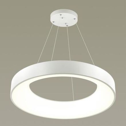 4066/50L L-VISION ODL19 382 белый/серый Люстра с ДУ LED 50W 220V SOLE