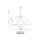 Подвесная люстра Arte Lamp RONDO A4086LM-6AB, 6хE14