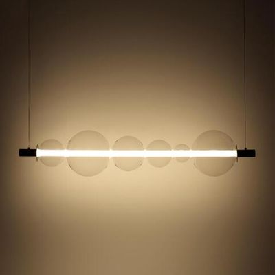 5671/13L LEDIO LN23 031 чёрный Светильник подвесной LED 13W жел, синий, фиол свет 845Лм 220V MIAMI