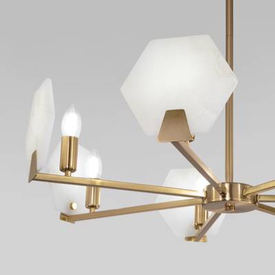 Умный потолочный светильник 60158/7 латунь