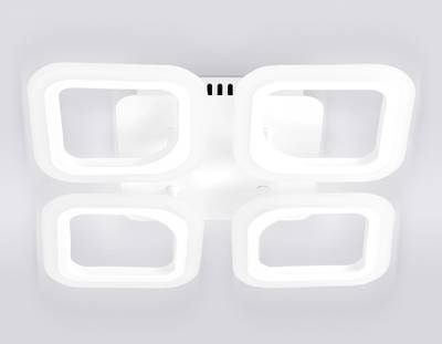 Потолочный светодиодный светильник с пультом FA4371/4 WH белый 4200K/3000K+6400K/6400K+3000K 45W 345*345*75 (ПДУ ИК)