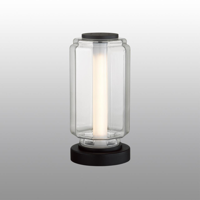 5409/10TL HIGHTECH ODL_EX24 141 черный/прозрачный/металл/стекло/акрил Настольная лампа LED 10W 3000K 700Лм JAM