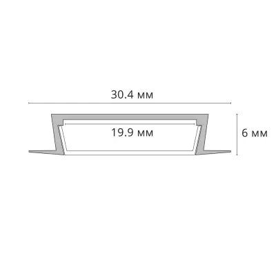 Профиль для ленты Arte Lamp INTEGRATION A300605R