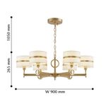 Подвесная люстра Mateo 2634-8P. ТМ Favourite