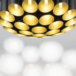 720227 Люстра SIENA 22х40W G9 ЧЕРНЫЙ/ЗОЛОТО Lightstar