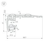 Профиль STEP-2000 ANOD (Arlight, Алюминий)
