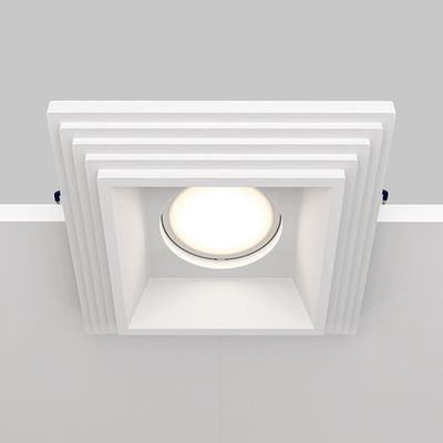 Встраиваемый светильник Gyps modern GU10 10Вт, DL005-1-01-W-1. TM Maytoni