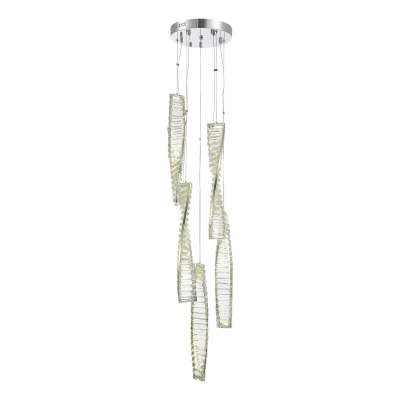 SL6205.103.05 Светильник подвесной ST-Luce Хром/Прозрачный LED 1*55W 3000K