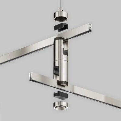 Подвес тросовый Hang двойной Flarity платина, TRA157SW-D1-PT. TM Maytoni