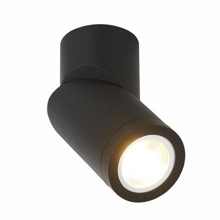 ST650.402.01 Светильник потолочный Черный GU10 1*50W IP20 D60xH190 180-240V Без ламп