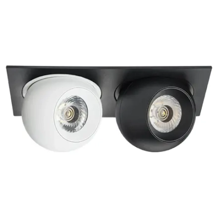 i5276474 Светильник INTERO LED 9W*2 850LM*2 24G ЧЕРНЫЙ/БЕЛЫЙ 4000K (217527+217064+217074)