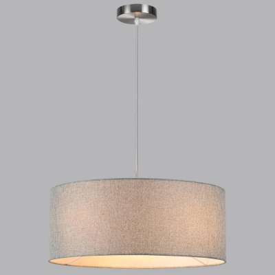 8251/3 MODERNI LN26 530 никель/серый, металл/текстиль Подвес Е27 3*60W 220V NIKKI