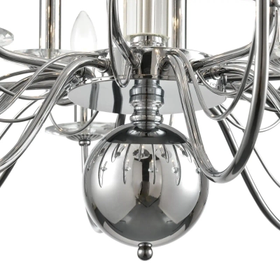 8034/16 CLASSI LN26 082 хром, металл/стекло Люстра подвесная Е14 16*40W 220V INCANTO