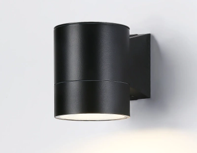 Светильник уличный настенный архитектурный ST3302 BK черный IP54 GX53 max 15W 115*90*140