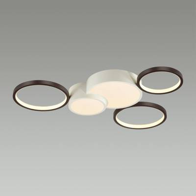5253/80CL LEDIO LN23 089 белый, черный Люстра потолочная диммир. с ДУ LED 80W 5280Лм 220V NORBERT