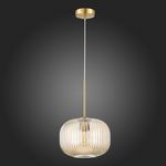 SL1154.313.01 Подвес ST-Luce Латунь/Коньячный E27 1*60W