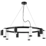 LR02037586576 Люстра RULLO 10х50W GU10 ЧЕРНЫЙ/БЕЛЫЙ (571020+214437-5+214486-5+203437-5+203436-5)
