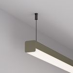 Профиль с экраном LINE-D-3030-2000 SQUARE OLIVE GREY+OPAL  (Arlight, Алюминий)