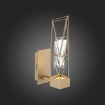 SL815.201.01 Бра ST-Luce Матовое золото/Матовое золото, Прозрачный LED 1*6W 4000K