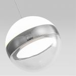 5037/9L L-VISION ODL24 389 никель/прозрачн/молочный/металл/акрил Подвес LED 9W 4000K 480лм RONI