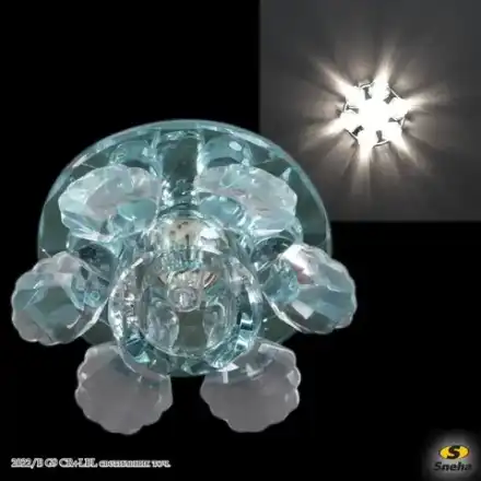 2022/B G9 CR+LBL светильник точечный Sneha, G9х1